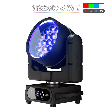 SHEHDS Lyre LED étanche IP65 19x15W / 20W / 25W à faisceau et wash avec zoom pour éclairage scénique