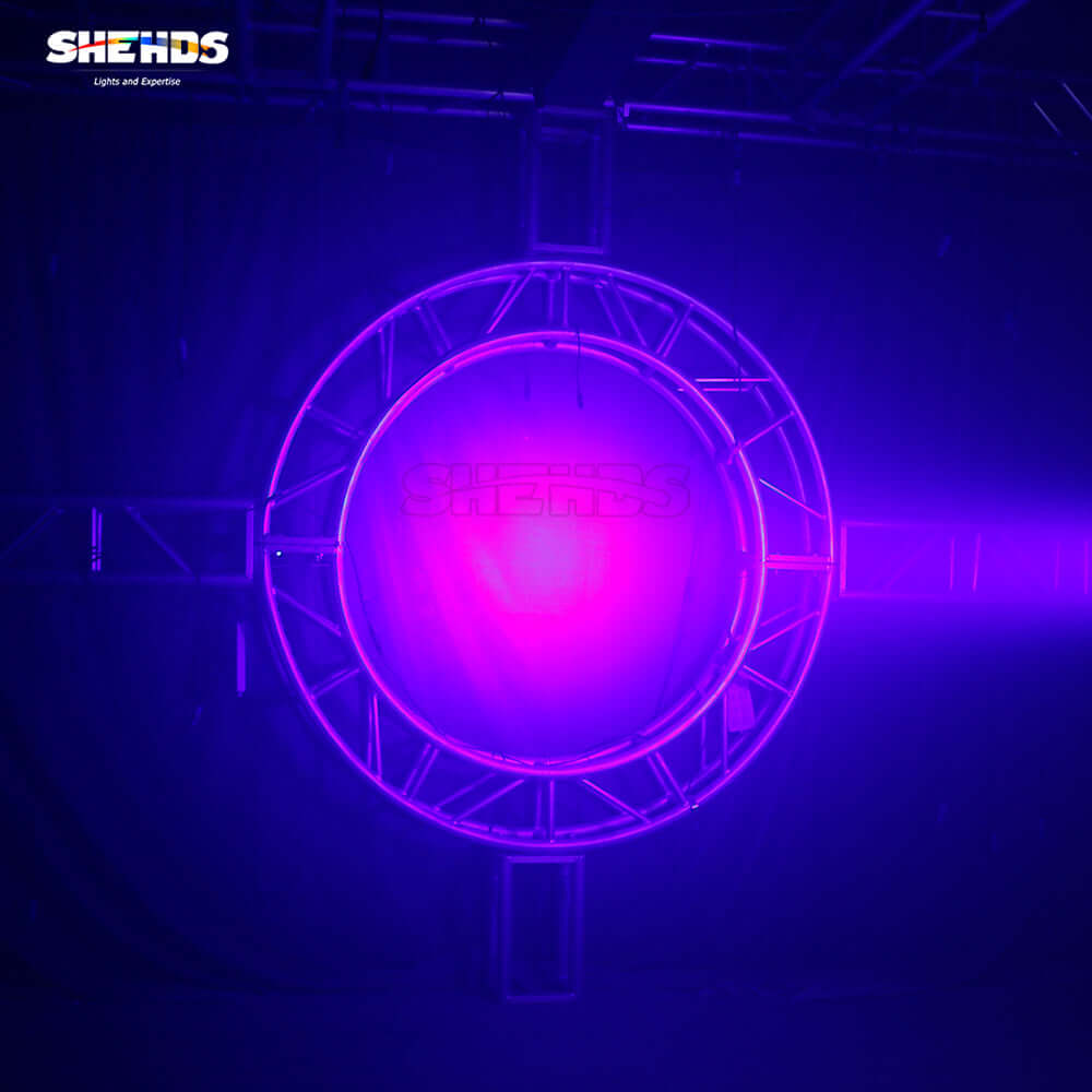 SHEHDS Projecteur 250W RGBW Éclairage de Scène avec stroboscope à impulsions DJ Club Marriage Théâtre