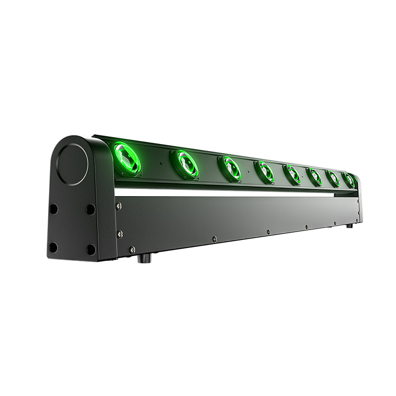 SHEHDS LED Lyres Beam 8x12W RGBW Éclairage de Scène Performance DJ Club Mariage