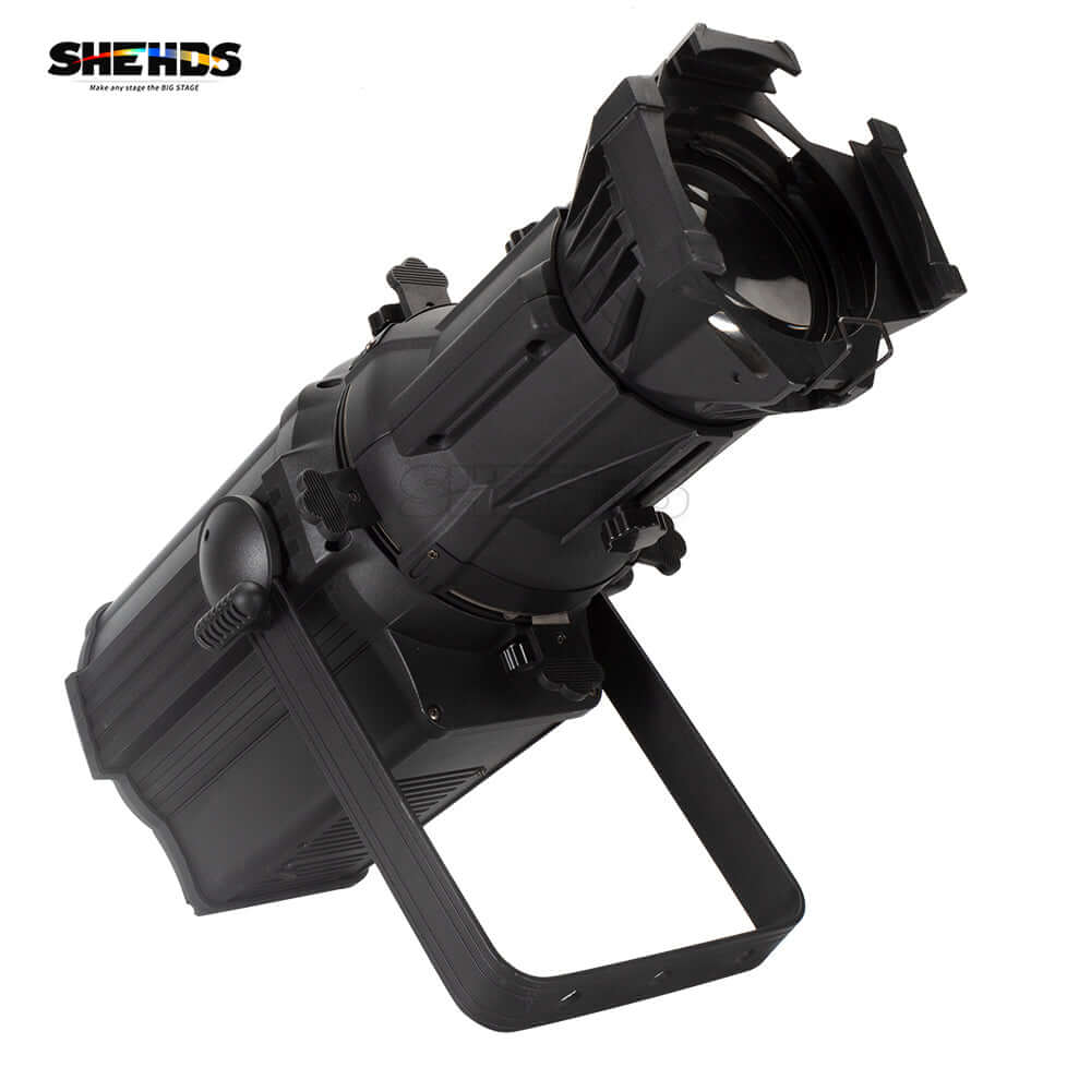 SHEHDS Projecteur profilé LED 250W LEKO blanc froid et chaud/RGBW, quatre lames, coupe manuelle Club Mariage Théâtre