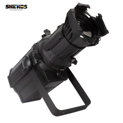 SHEHDS Projecteur profilé LED 250W LEKO blanc froid et chaud/RGBW, quatre lames, coupe manuelle Club Mariage Théâtre