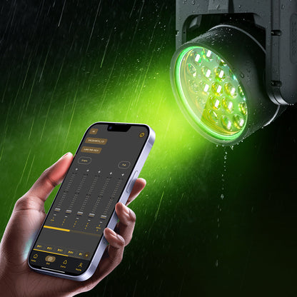 SHEHDS Lyre LED Pixel Zoom Wash IP66 de la série 19x avec contrôle via application
