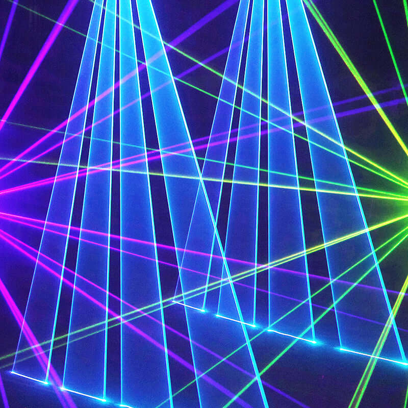 Constellaser Contrôle des application 12W Éclairage de Scène Éclairage Laser RGB Scanner animation DMX512 DJ Mariage Concert