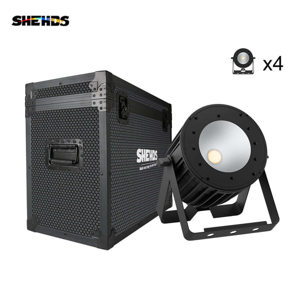 SHEHDS Nouvelle version en alliage aluminium LED 200W Blanc froid et chaud 2in1 COB Mélange de couleurs Éclairage de Scène Performance