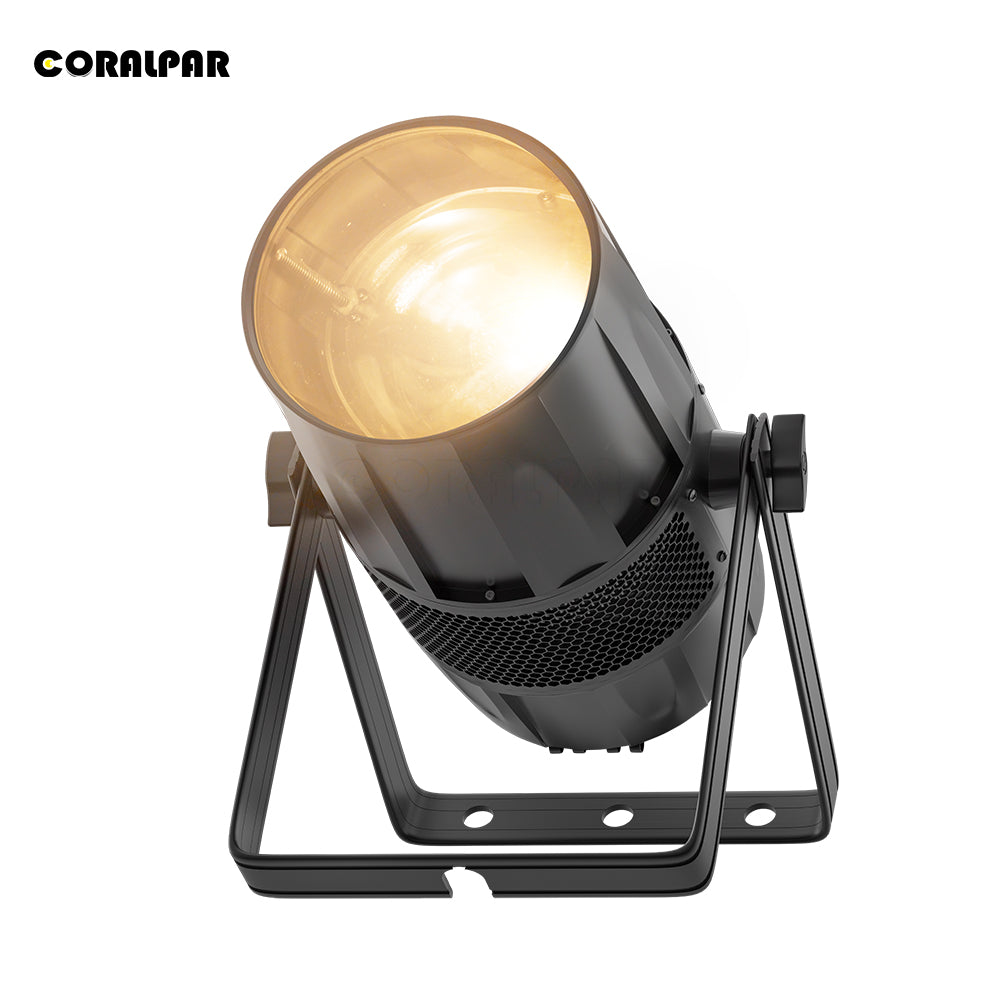 CoralPar Étanchéité IP65 LED Zoom&Wash COB 300W RGBW 4in1 Par Éclairage de Scène blanche chaude Mariage DJ