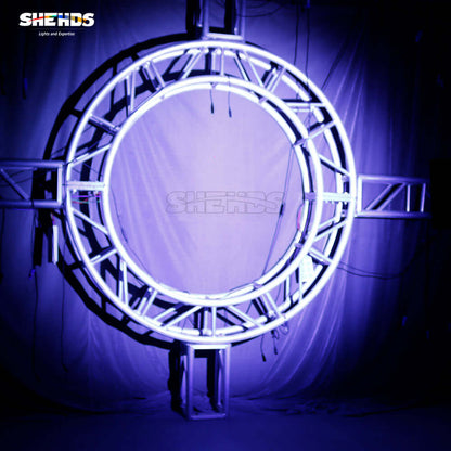 SHEHDS Projecteur 250W RGBW Éclairage de Scène avec stroboscope à impulsions DJ Club Marriage Théâtre