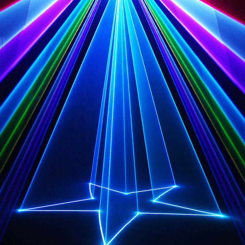 Constellaser Contrôle des application 12W Éclairage de Scène Éclairage Laser RGB Scanner animation DMX512 DJ Mariage Concert