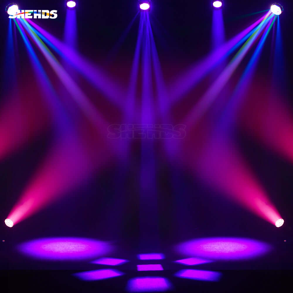 JMS WEBB (Rotation du Miroir) LED Zoom&Beam&Wash Bee Eye 7X40W Éclairage de Scène RGBW