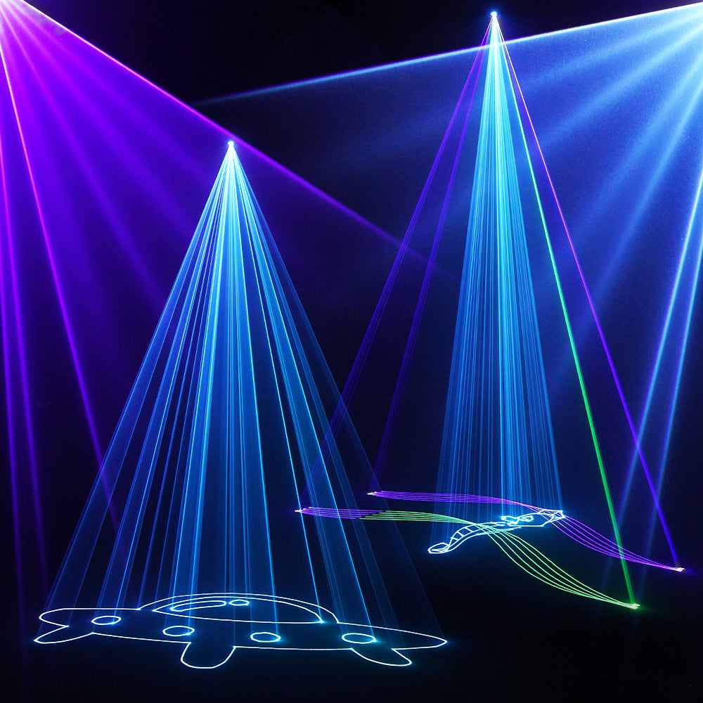 Constellaser Contrôle des application Lyres 3W  Éclairage Laser  Éclairage de Performance Mariage DJ Club