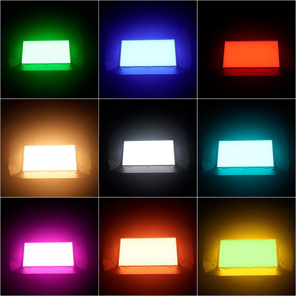 SHEHDS 200W RGBW+WW Panneau LED Softlight avec volets