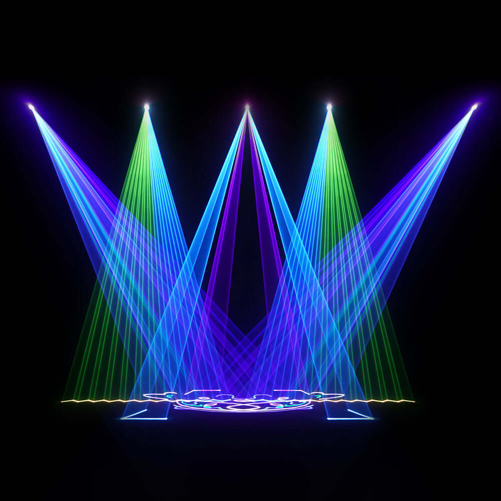 ConstelLaser Contrôle des application Wterproof 6W RGB Animation Éclairage Laser Rechargeable Éclairage de Performance