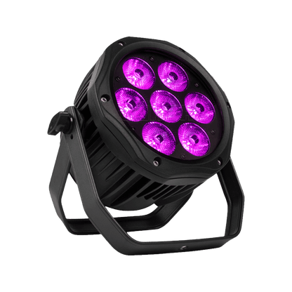 SHEHDS Waterproof LED Par 7x12W RGBW /7x18 RGBWA+UV Outdoor Stage Lighting