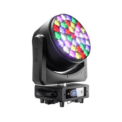 JMS WEBB LED Ultra Wash Big Bees Eyes 37x25W&40W RGBW Moving Head Light | Ultra Quiet | Wide Angle | DMX512 | For Theater,Stage, Events, Weddings