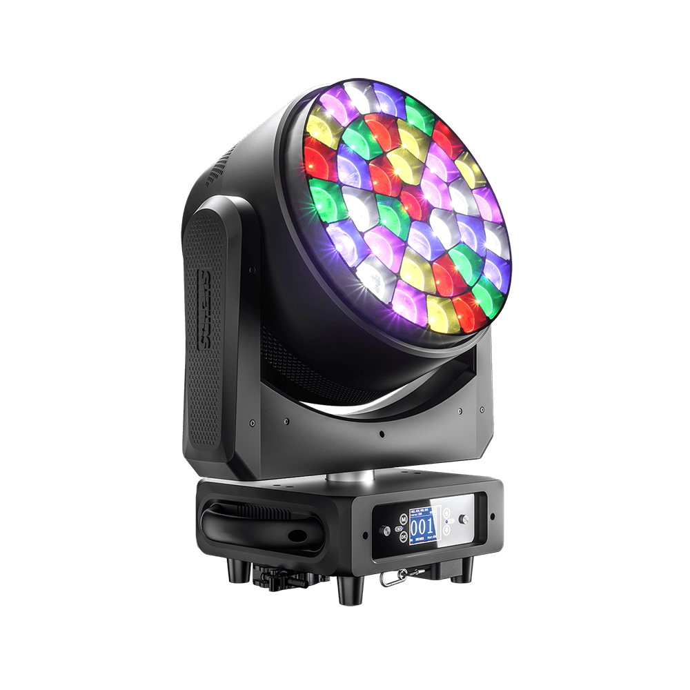 JMS WEBB LED Ultra Wash Big Bees Eyes 37x25W RGBW Moving Head Light – front product view