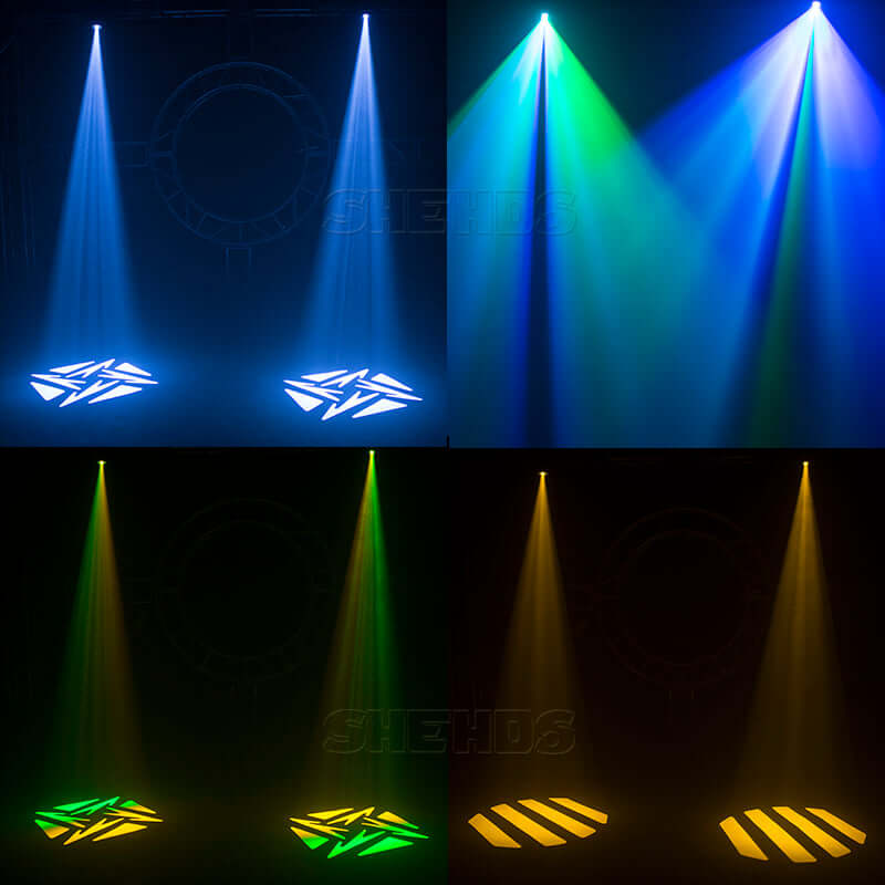 SHEHDS Lyres LED 230W Spot&Zoom&Gobo Éclairage de Scène (Mise à niveau du Beam 230W 7R) Éclairage de Performance DJ
