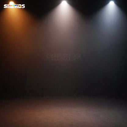 SHEHDS Nouvelle version en alliage aluminium LED 200W Blanc froid et chaud 2in1 COB Mélange de couleurs Éclairage de Scène Performance