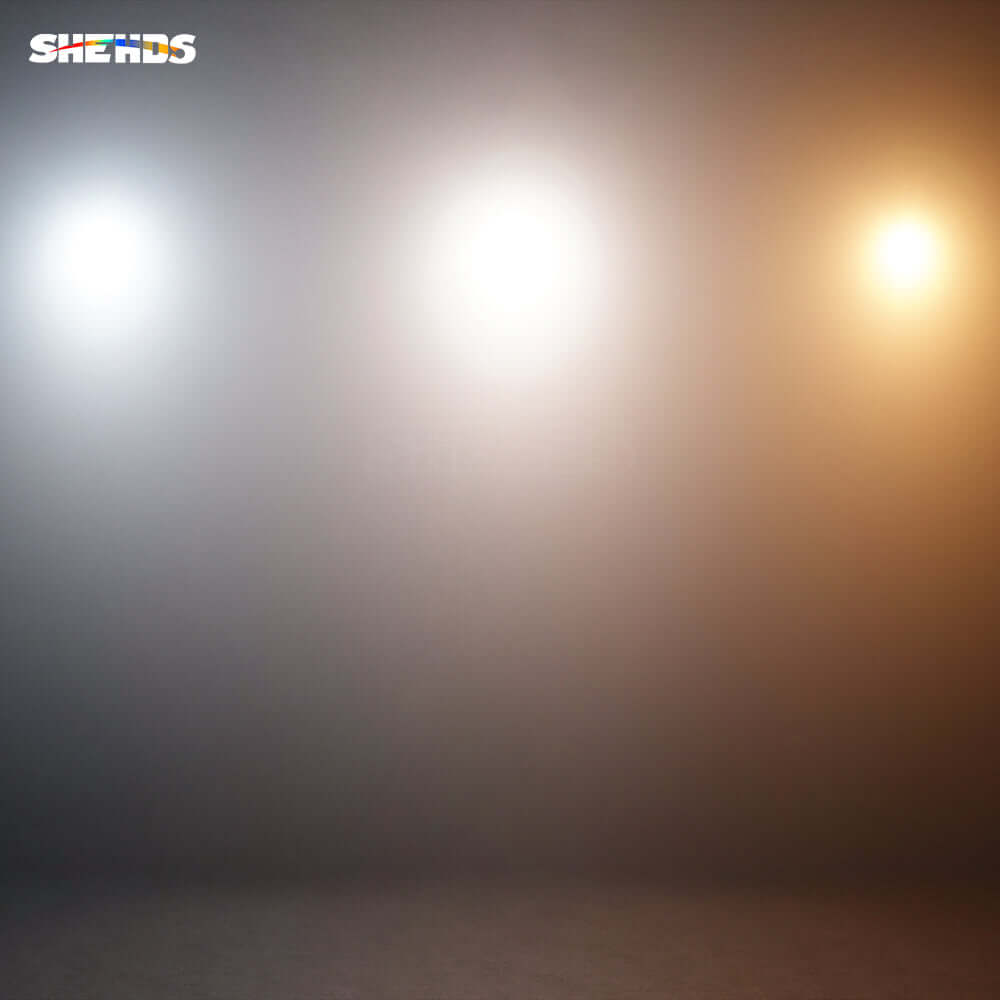 SHEHDS Nouvelle version en alliage aluminium LED 200W Blanc froid et chaud 2in1 COB Mélange de couleurs Éclairage de Scène Performance