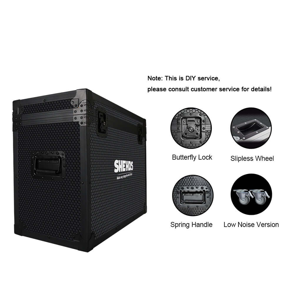 CoralPar Waterproof Alliage aluminium LED Éclairage de Scène 18x12W RGBWA+UV Par avec Fonction RDM