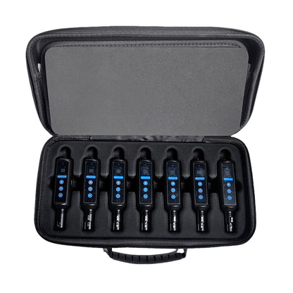 Émetteur et Récepteur DMX 512 Sans Fil 2,4G avec Récepteur sur Batterie et Écran Tactile OLED pour Éclairage de Scène
