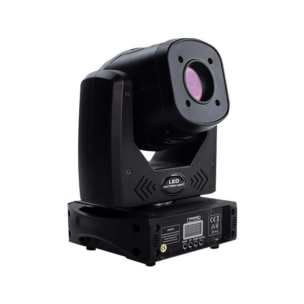 SHEHDS Projecteur LED  80W Lyres avec 3 prismes et gobo Équipement DJ Performance Club