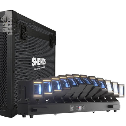 GalaxyJet LED 12x60W RGBW 12 Moving Head Wave Bar Light Beam & Wash Stage Lighting