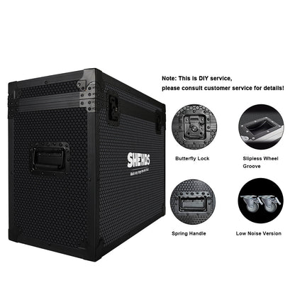 Projecteur à profil à foyer fixe LED LEKO 250W/350W - RGBWAUV/RGBLAC/RGBW/RGBL/Blanc chaud + Blanc froid | Grilles à lamelles manuelles à quatre feuilles