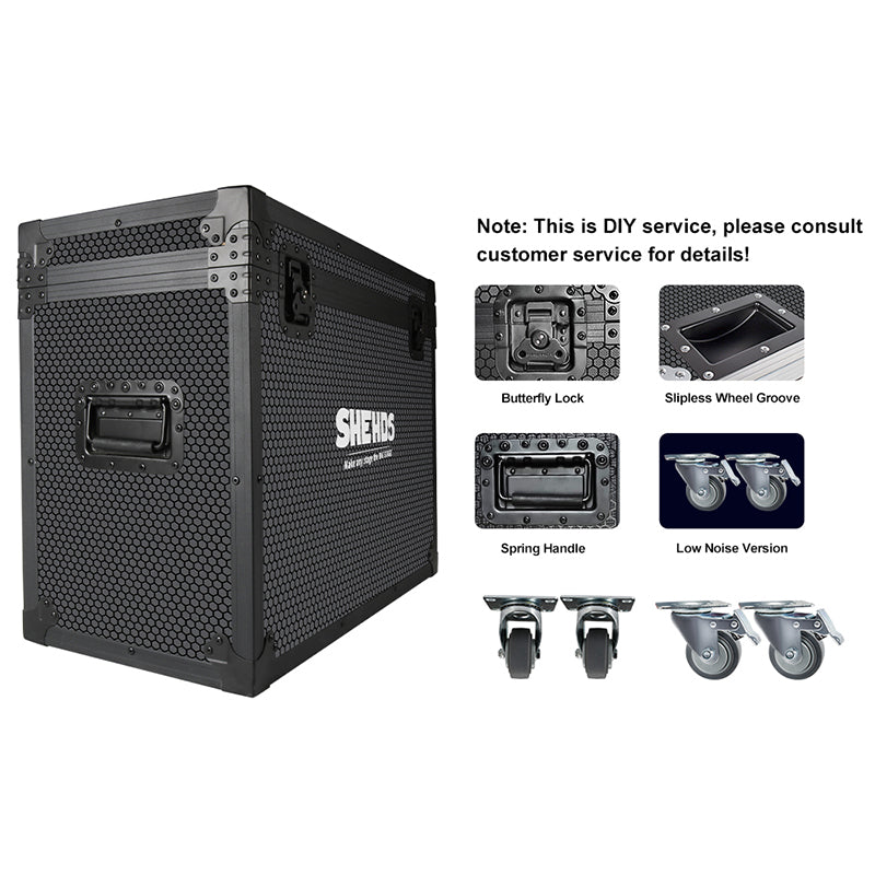 ShockCore Projecteur LED étanche 44x10W RGBW – Lentille givrée, zéro bruit, pour extérieur