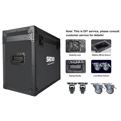 ShockCore Projecteur LED étanche 44x10W RGBW – Lentille givrée, zéro bruit, pour extérieur