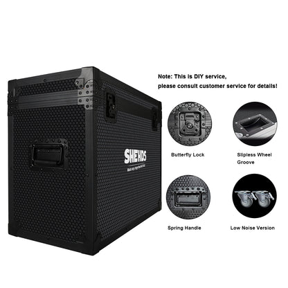 Projecteur LED à Zoom Optique LEKO 250W/350W LED RGBWAUV/RGBLAC/RGBW/RGBL/Blanc Chaud+Froid avec Volets Manuels à Quatre Lames – Lumière Barrière