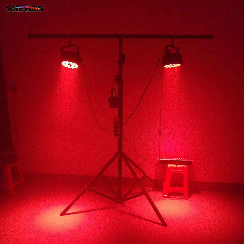 SHEHDS Alliage aluminium LED 18x12W RGBW 4in1 DMX512 Éclairage de Scène Par DJ Mariage Concert