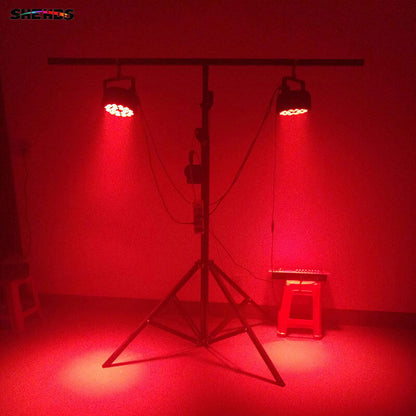 SHEHDS Alliage aluminium LED 18x12W RGBW 4in1 DMX512 Éclairage de Scène Par DJ Mariage Concert