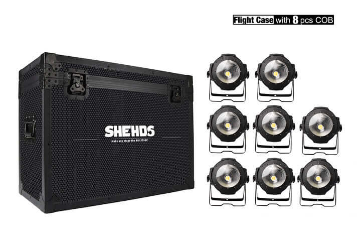 SHEHDS LED COB 200W Éclairage de scène en Alliage aluminium à effets Éclairage de Performance