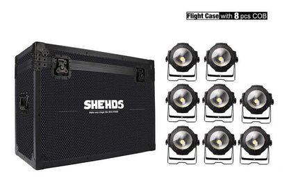 SHEHDS LED COB 200W Éclairage de scène en Alliage aluminium à effets Éclairage de Performance