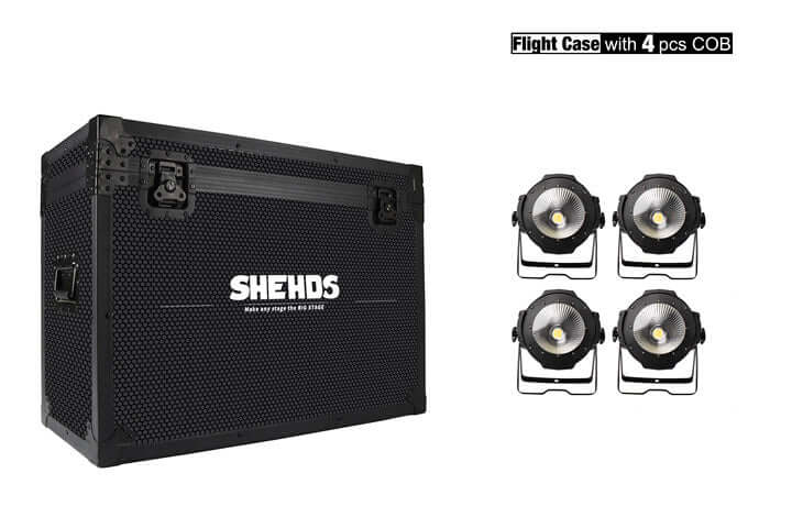SHEHDS LED COB 200W Éclairage de scène en Alliage aluminium à effets Éclairage de Performance
