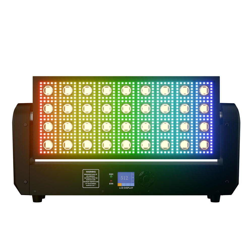 SHEHDS Lyre LED 200W à 36 LED Effets Stroboscopique, Beam et Wash RGB 5050 0,3W pour DJ et Scène
