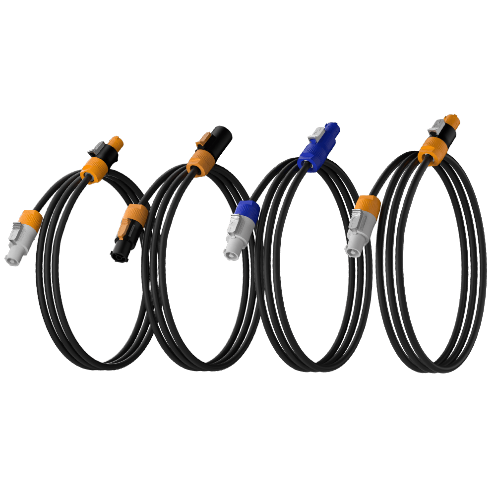 SHEHDS Power Link Cables IP65 Waterproof / Standard Hand in Hand Powerlink Connection – front product view
