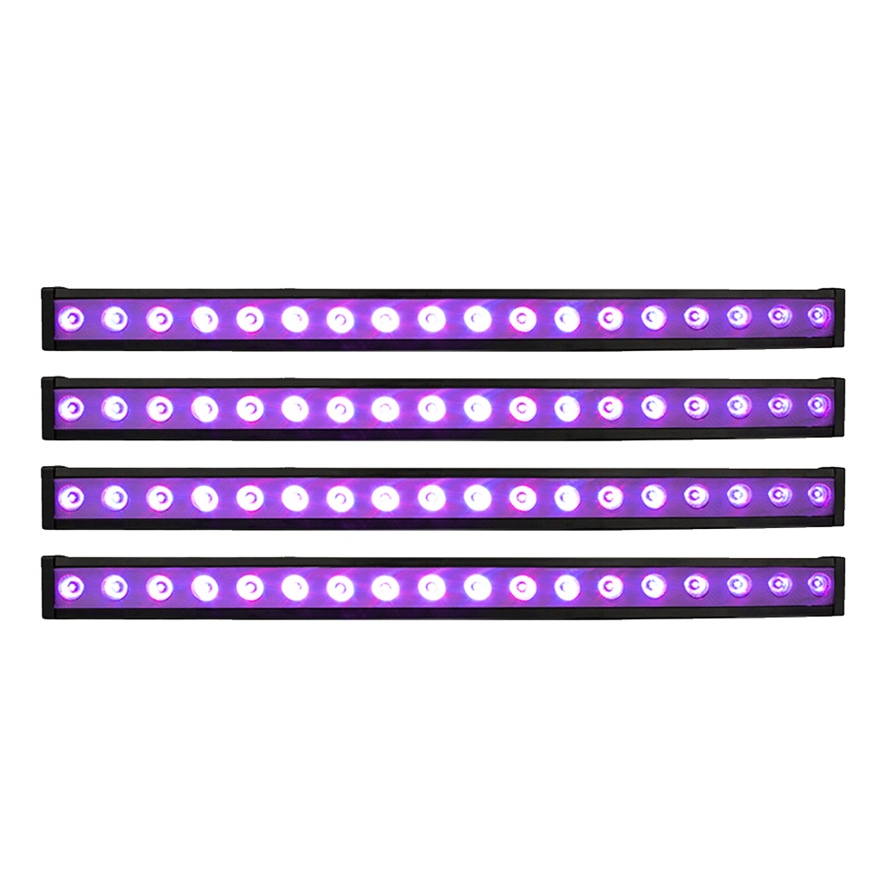 SHEHDS Étanchéité IP65 18x12W RGBW 4in1 LED Wall Wash Éclairage de Scène Éclairage de Performance DJ