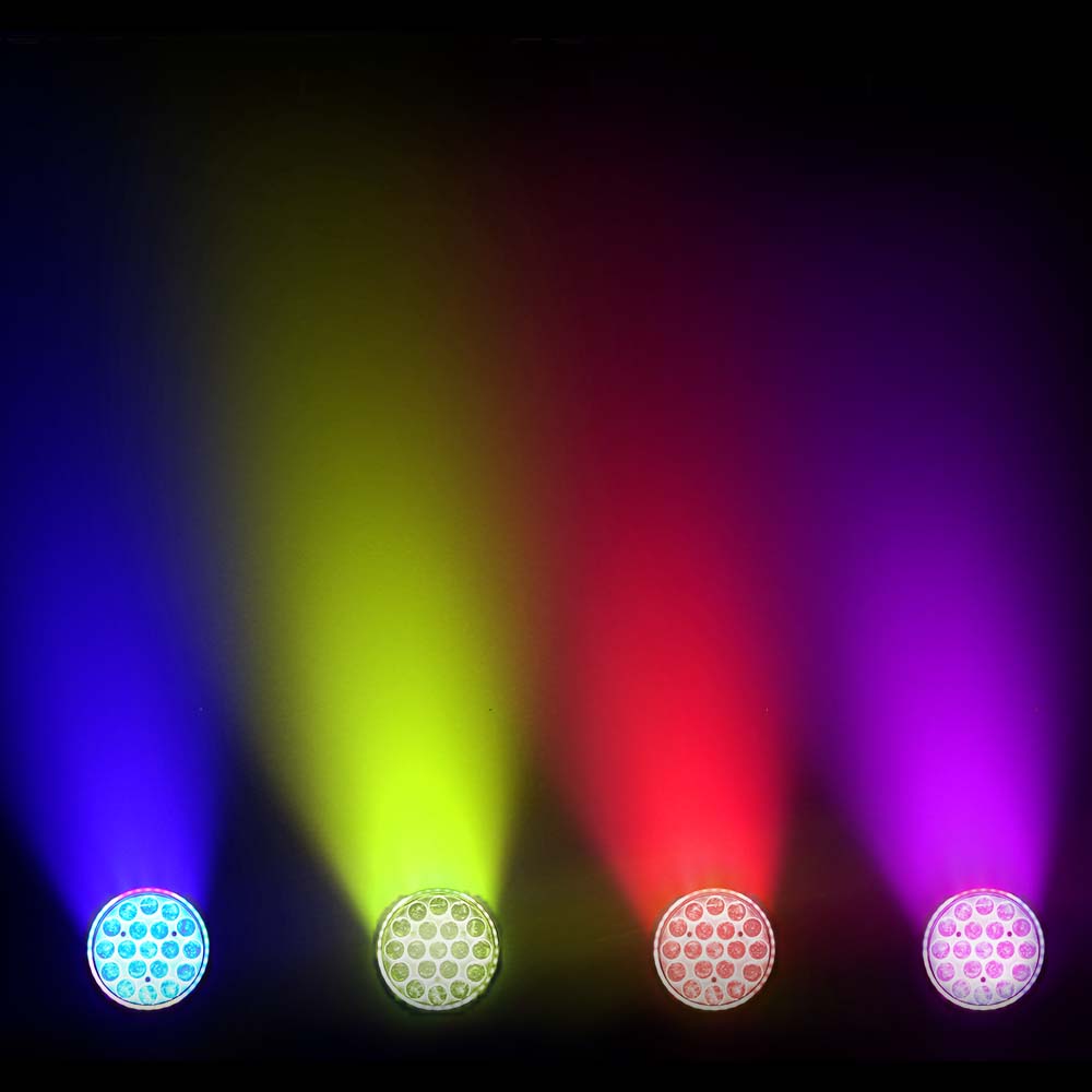 SHEHDS Projecteur LED à tête mobile 19×15 W / 20 W / 25 W Beam Wash Zoom Éclairage de scène