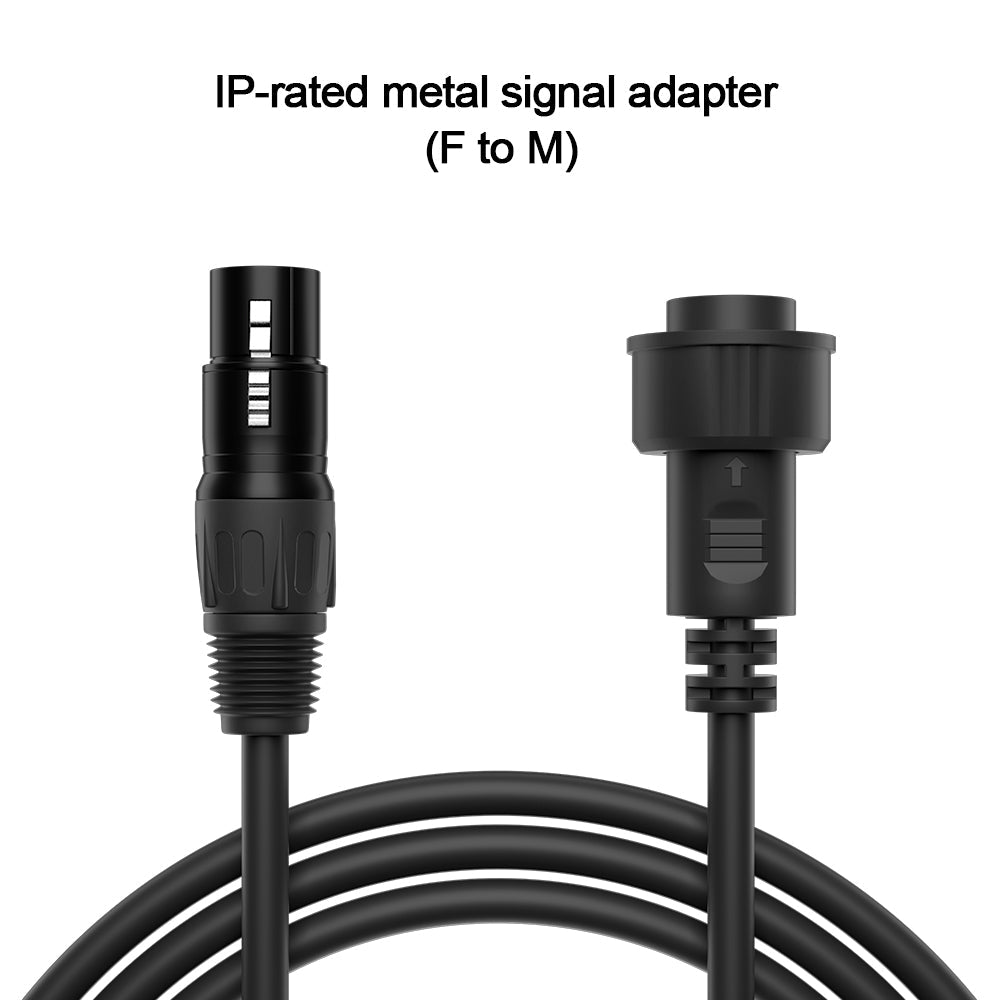 Câbles de signal DMX étanches IP65 / Câbles DMX standard pour éclairage