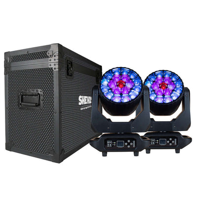 JMS WEBB Lyres LED Wash Big Bee Eye 19x20W&19x40W RGBW Éclairage de Scène Éclairage de Performance Concert Mariage Théâtre
