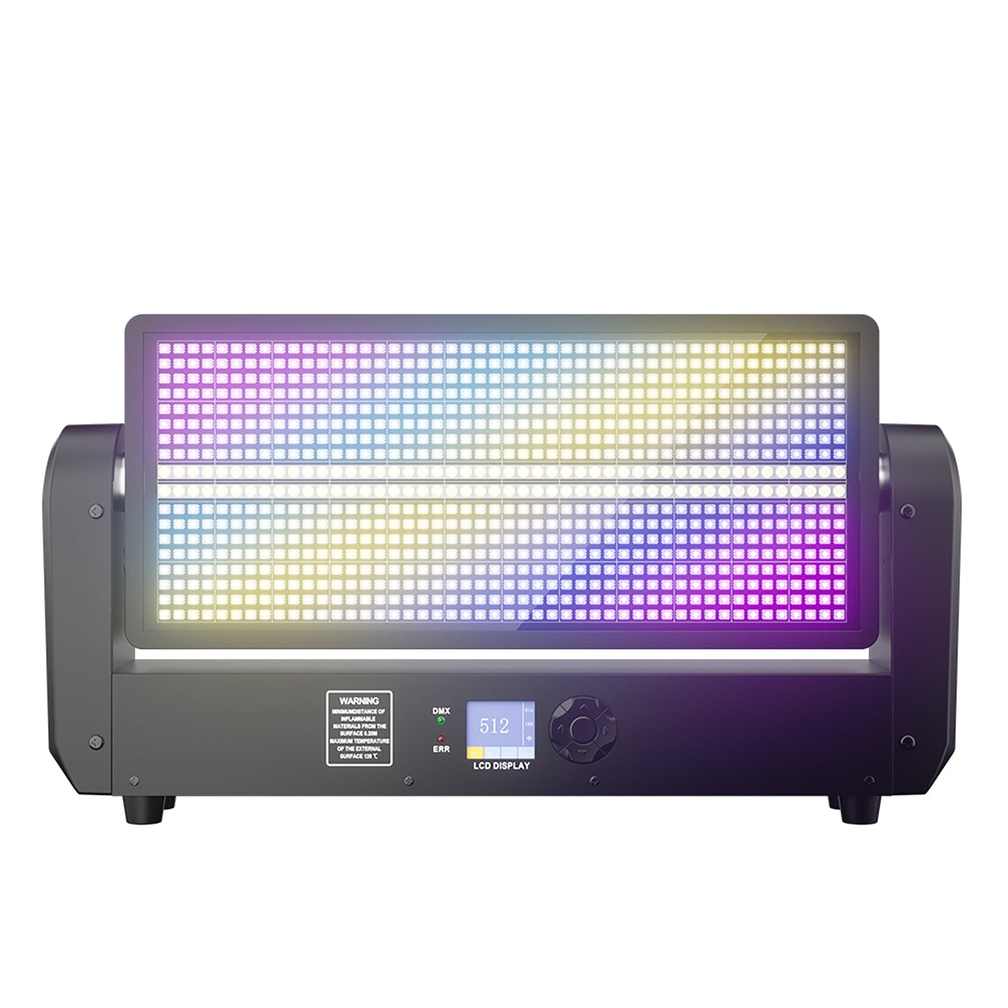 SHEHDS Lyre LED 200W avec Effet Stroboscopique et Matrice (Matrix) Éclairage Wash pour Scènes, Clubs et DJs