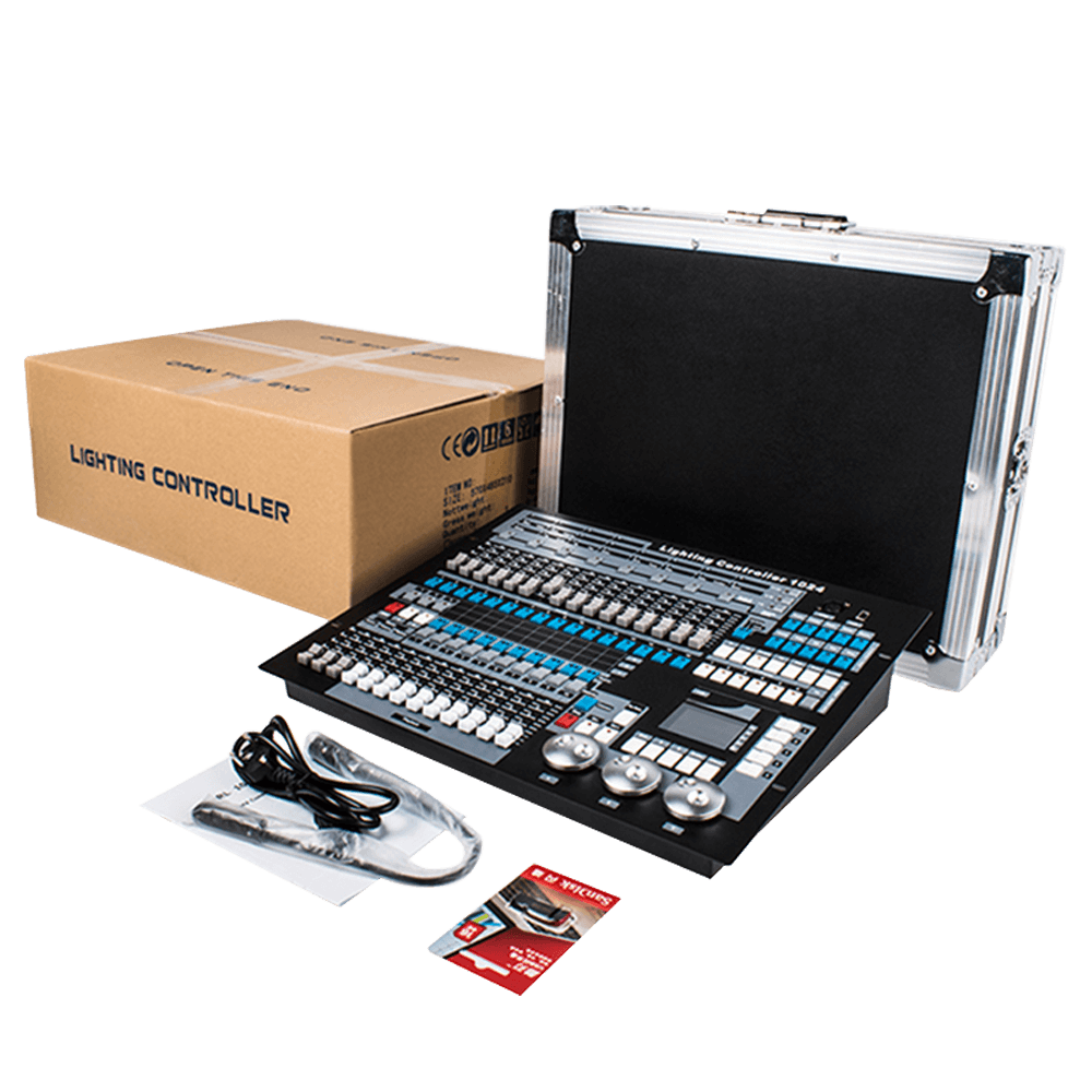 SHEHDS DMX Console 1024 Lighting Consoles Professional Stage Lights Controller