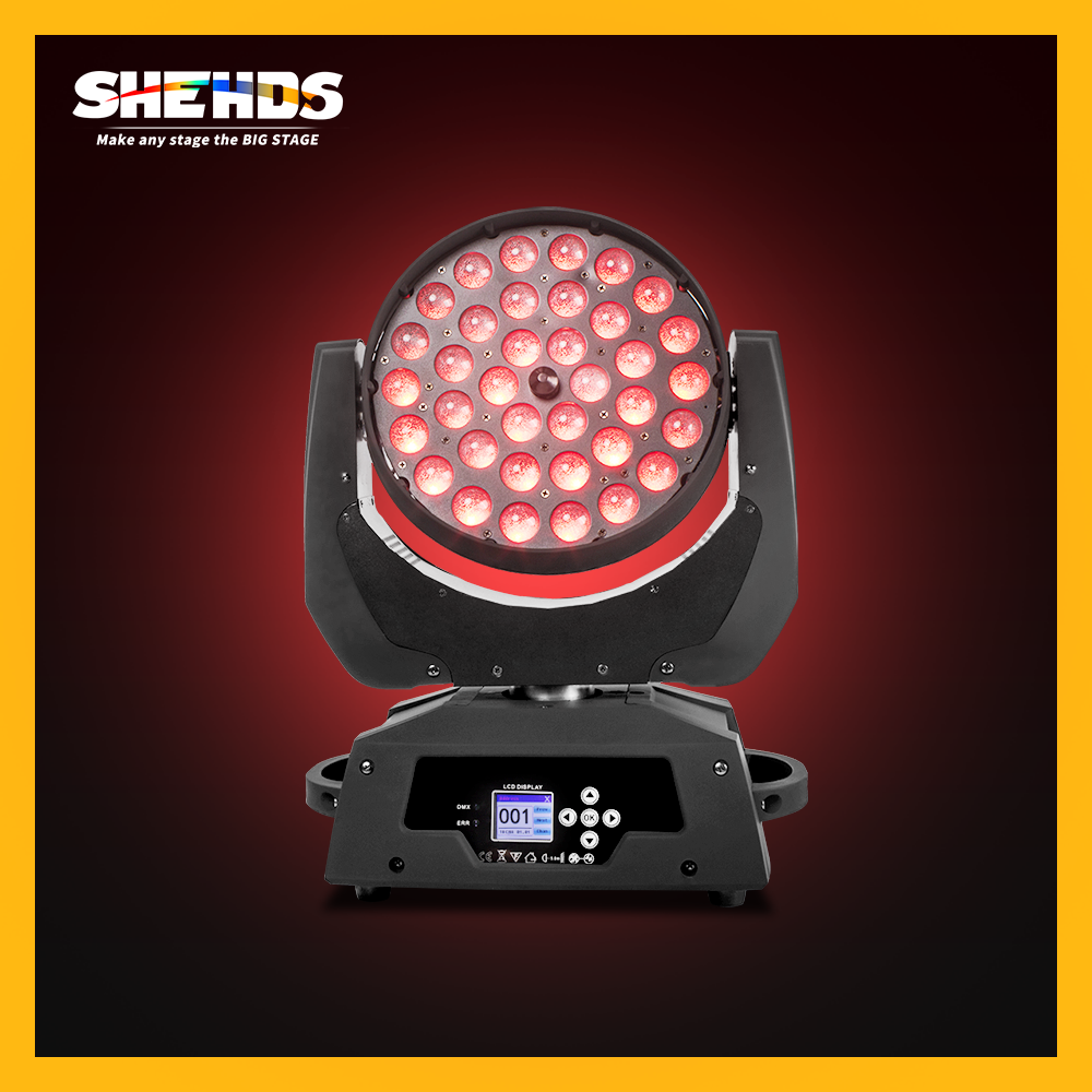 Éclairage LED 36x18W RGBWA+UV