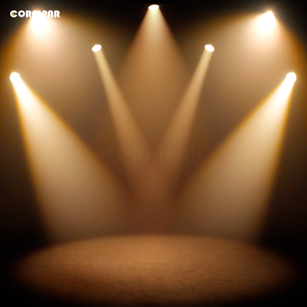 CoralPar Étanchéité IP65 LED Zoom&Wash COB 300W RGBW 4in1 Par Éclairage de Scène blanche chaude Mariage DJ