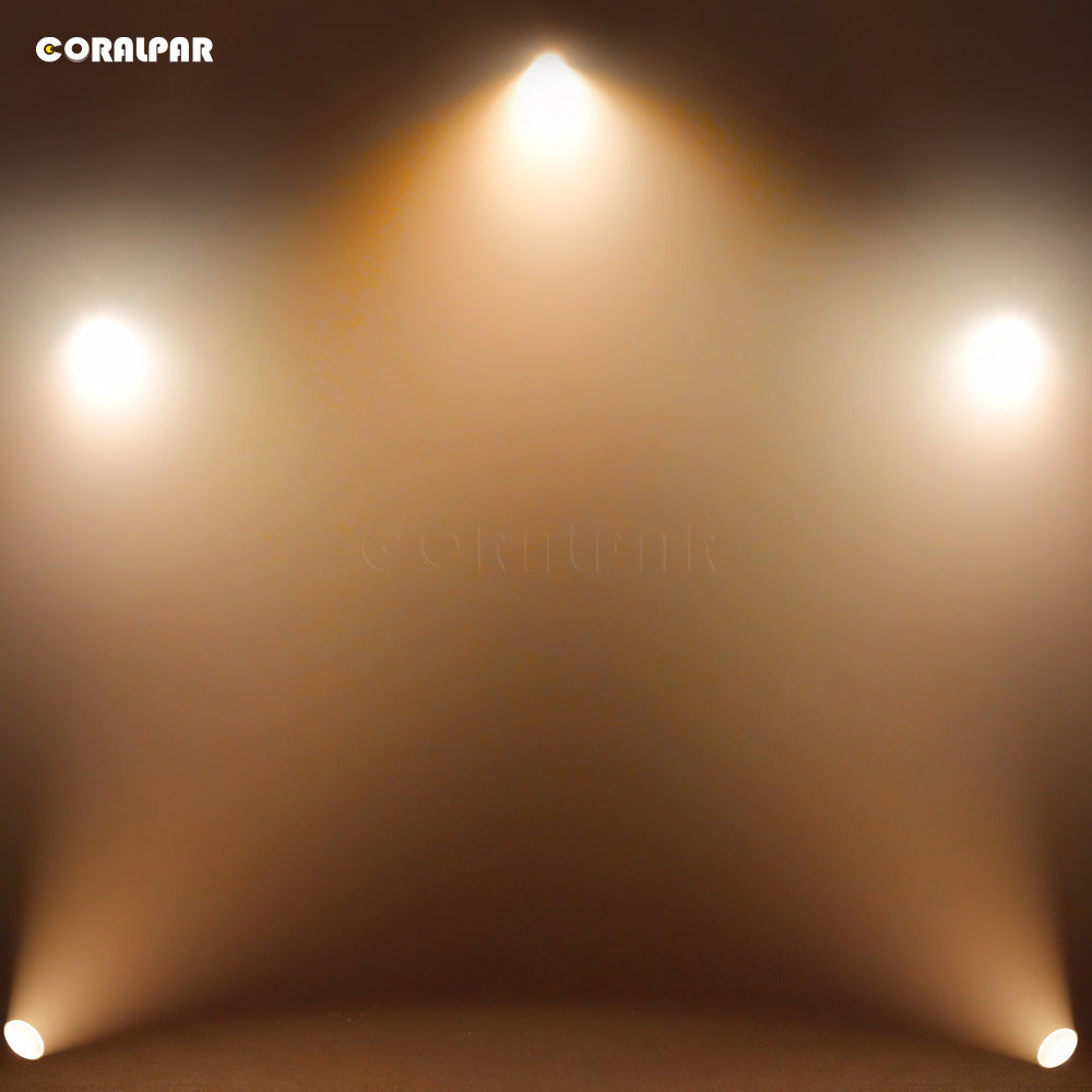 CoralPar Étanchéité IP65 LED Zoom&Wash COB 300W RGBW 4in1 Par Éclairage de Scène blanche chaude Mariage DJ