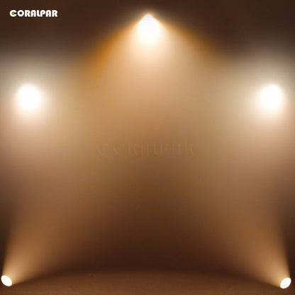 CoralPar Étanchéité IP65 LED Zoom&Wash COB 300W RGBW 4in1 Par Éclairage de Scène blanche chaude Mariage DJ