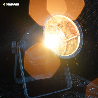 CoralPar Étanchéité IP65 LED Zoom&Wash COB 300W RGBW 4in1 Par Éclairage de Scène blanche chaude Mariage DJ