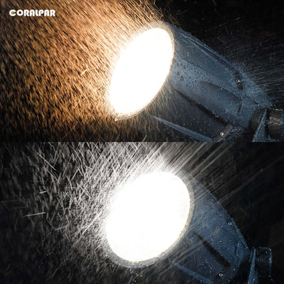 CoralPar Étanchéité IP65 LED Zoom&Wash 300W 2in1 Par Éclairage de Scène Blanc froid et chaud Mariage DJ Théâtre