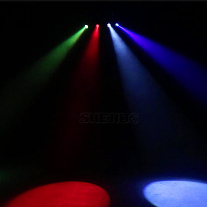 SHEHDS Mini Projecteur LED 10W Éclairage de Scène Avec DMX512 Éclairage DJ
