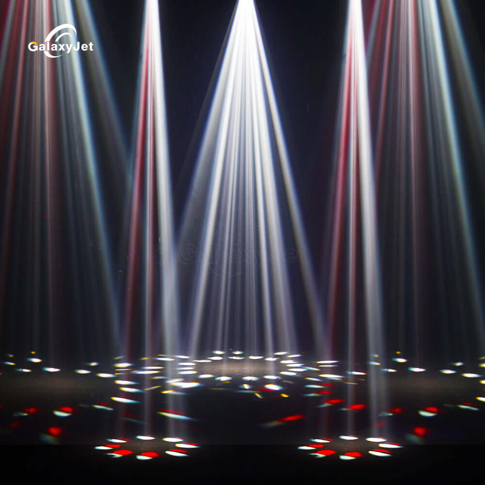 GalaxyJet Beam Lyres 380W 19R Éclairage de Scène avec Effets anneau RDM Éclairage de Performance Concert